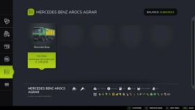 Mercedes Benz Arocs Agrar Truck for FS25