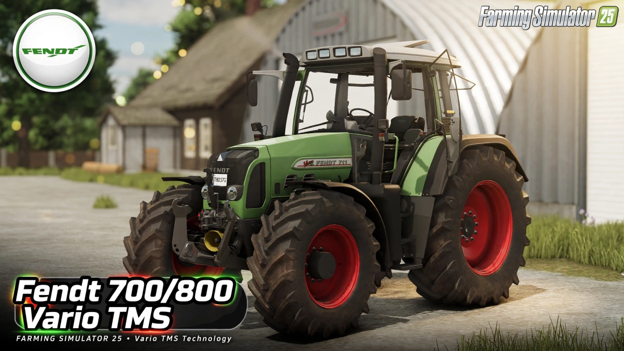 Fendt 700/800 Vario TMS Tractor v1.0.1.5 for FS25
