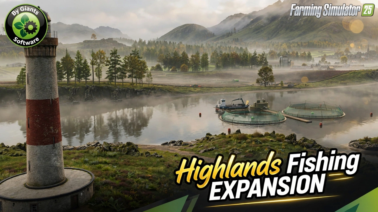 Highlands Fishing Expansion v1.4 for FS25