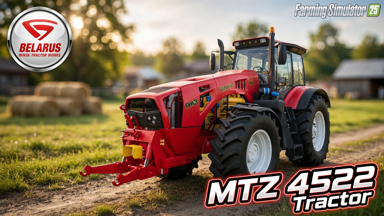 MTZ 4522 Tractor v1.1.1.1 for FS25