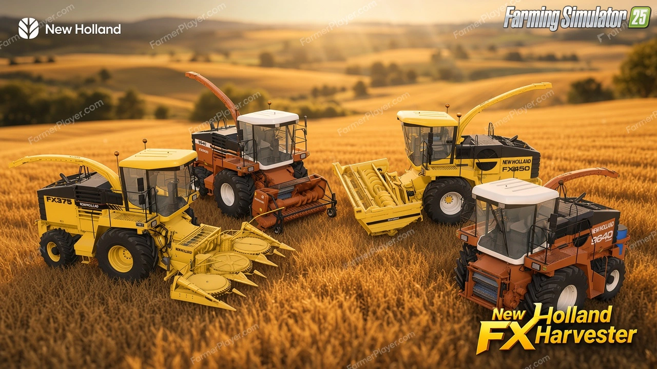 New Holland FX Harvester v1.0 for FS25