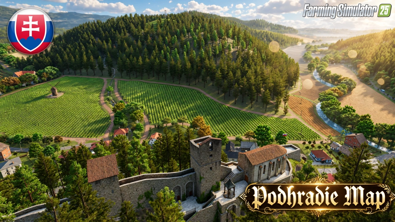 Podhradie Map v2.0.0.9 for FS25