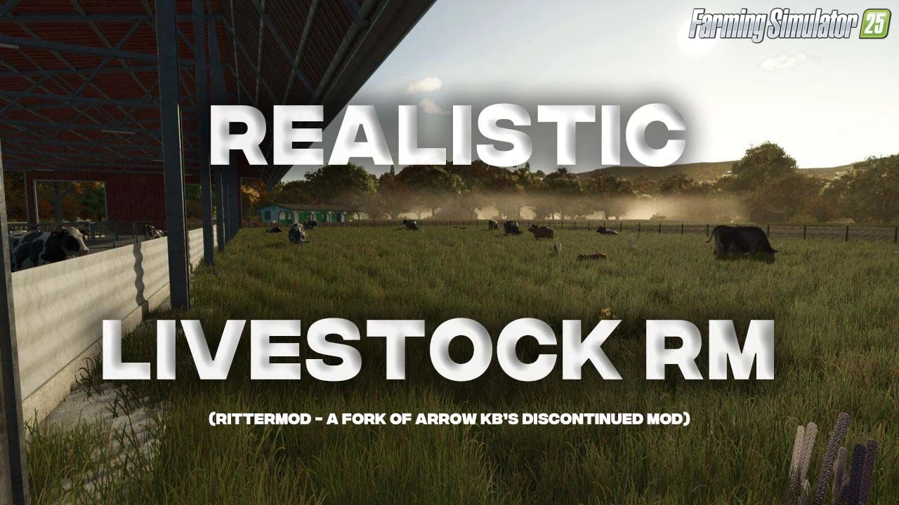 Realistic Livestock RM v1.3.1 for FS25