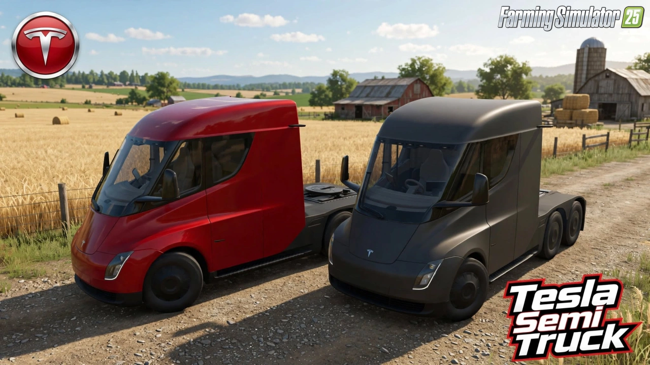 Tesla Semi Truck v1.1 for FS25