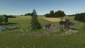 Green Countryside Map for FS25