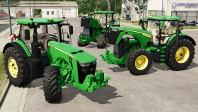 John Deere 8R Pack Tractor for FS25