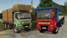 MAN TGS 18.500 Flatbed Autoload Truck for FS25