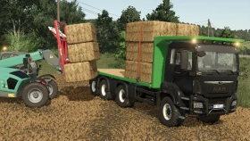 MAN TGS 18.500 Flatbed Autoload Truck for FS25