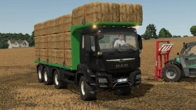 MAN TGS 18.500 Flatbed Autoload Truck for FS25