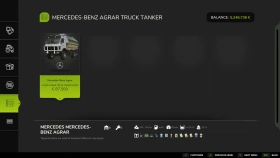 Mercedes-Benz Agrar Truck Tankers for FS25