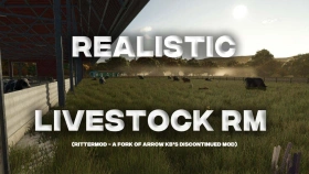 Realistic Livestock RM for FS25