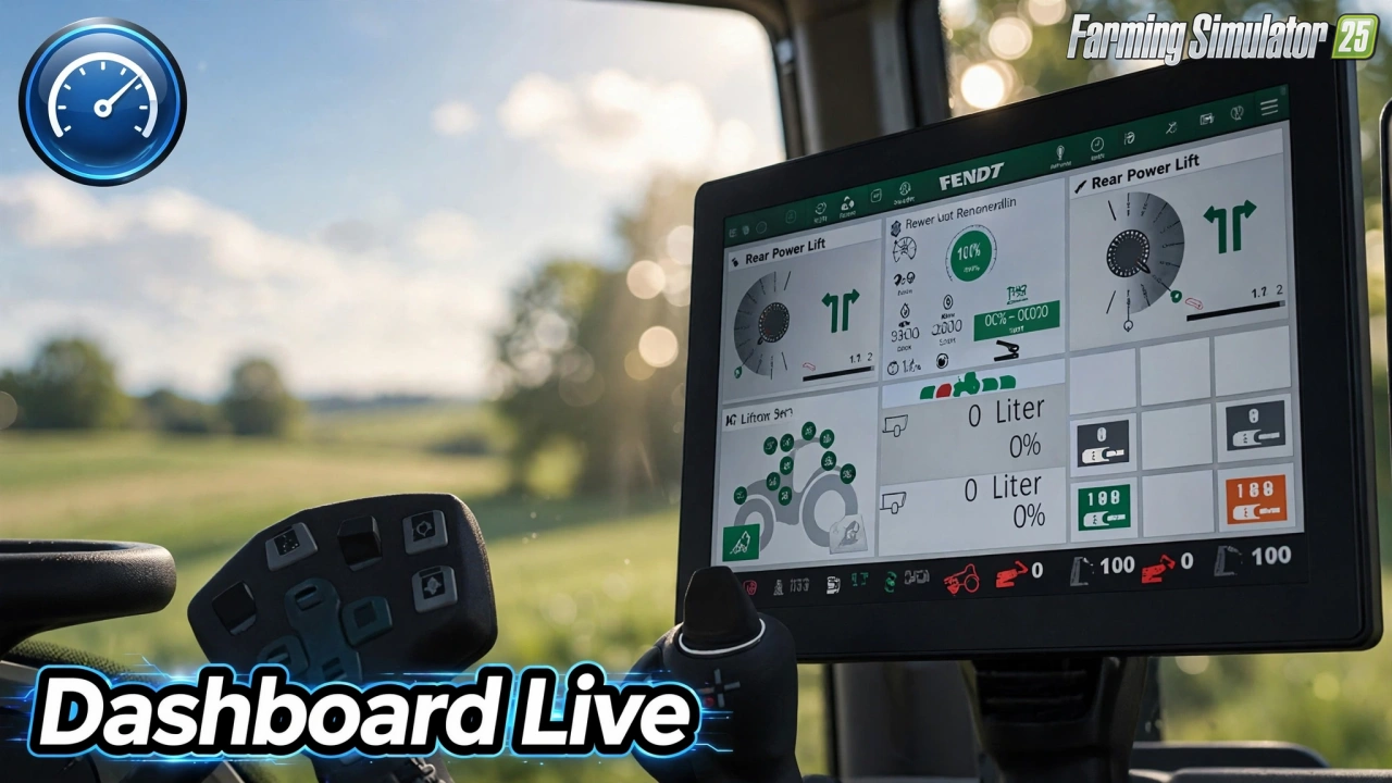 Dashboard Live v2.1.0.1 for FS25