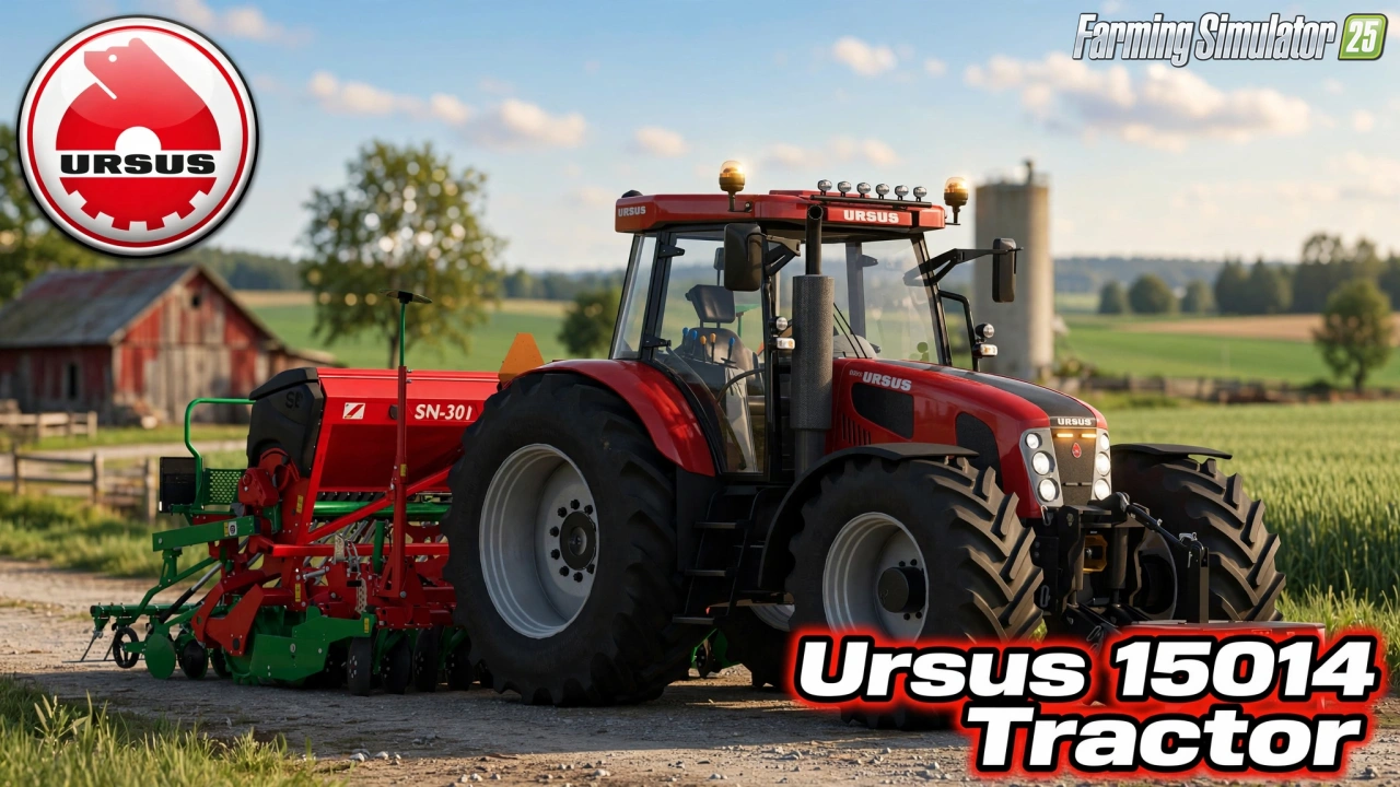 Ursus 15014 Tractor v1.0.3 for FS25
