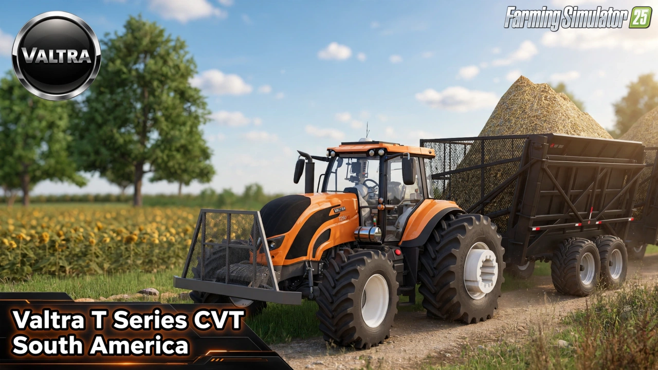 Valtra T Series CVT South America Tractor v1.1 for FS25