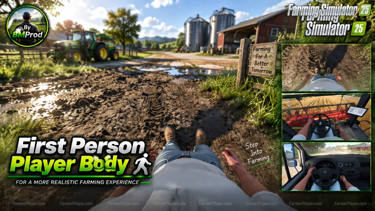 First Person Player Body v1.0.5 for FS25
