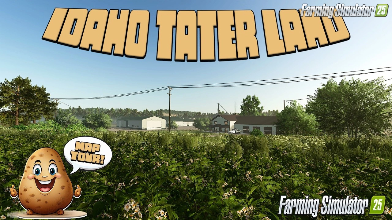 Idaho Tater Land Map v1.0.1 for FS25
