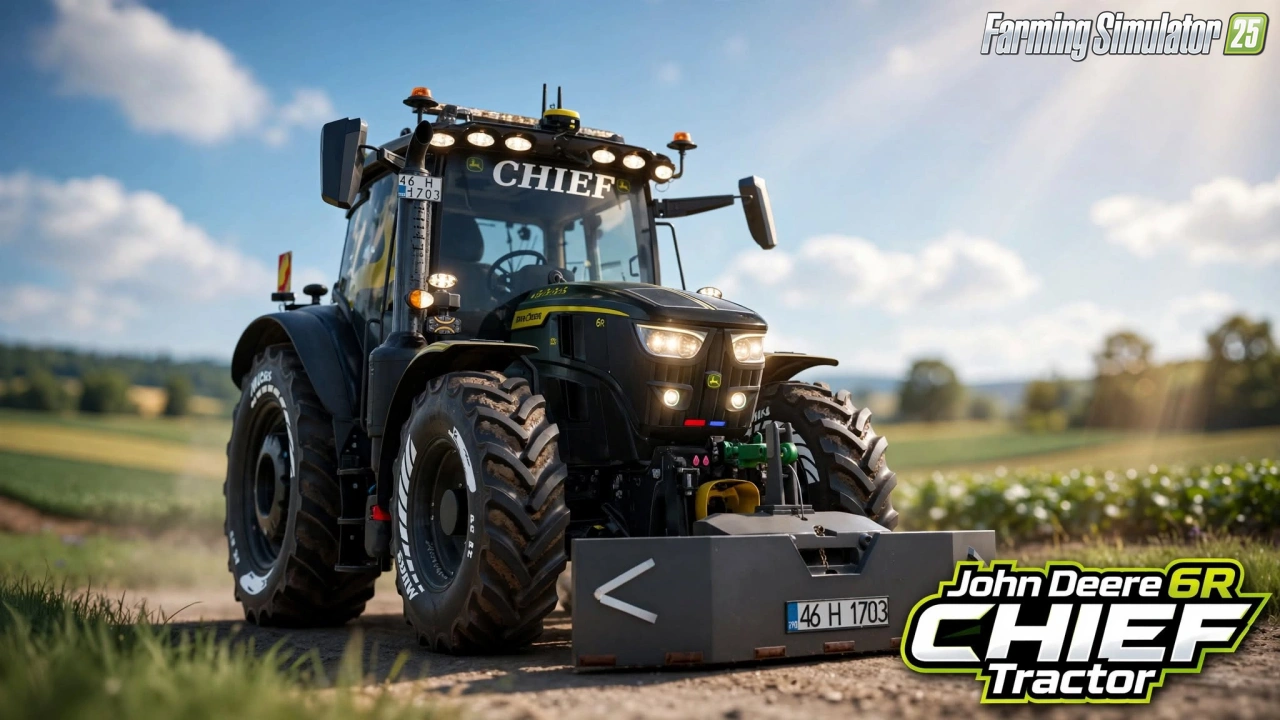John Deere 6R CHIEF Tractor v1.0 for FS25