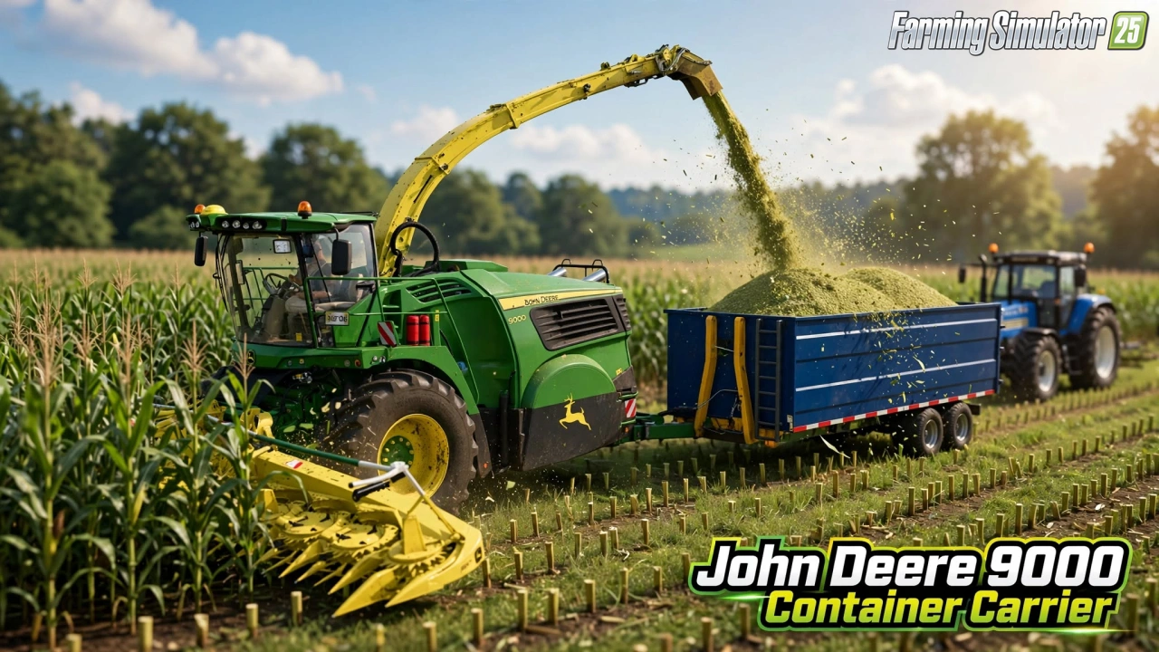 John Deere 9000 Container Carrier v1.0 for FS25