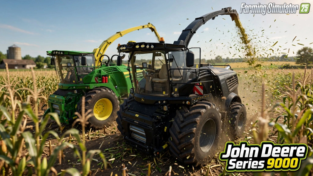 John Deere Series 9000 Harvester v1.2 for FS25