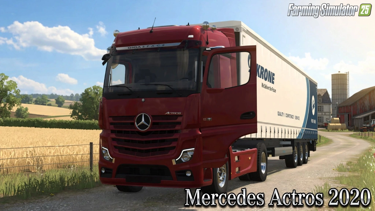 Mercedes Actros 2020 Truck v1.0.0.2 for FS25