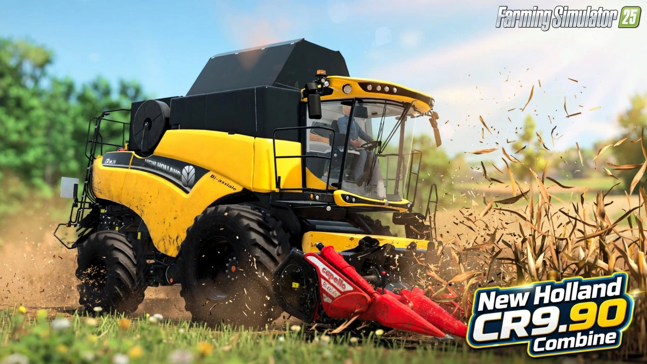 New Holland CR9.90 Combine v1.0 for FS25
