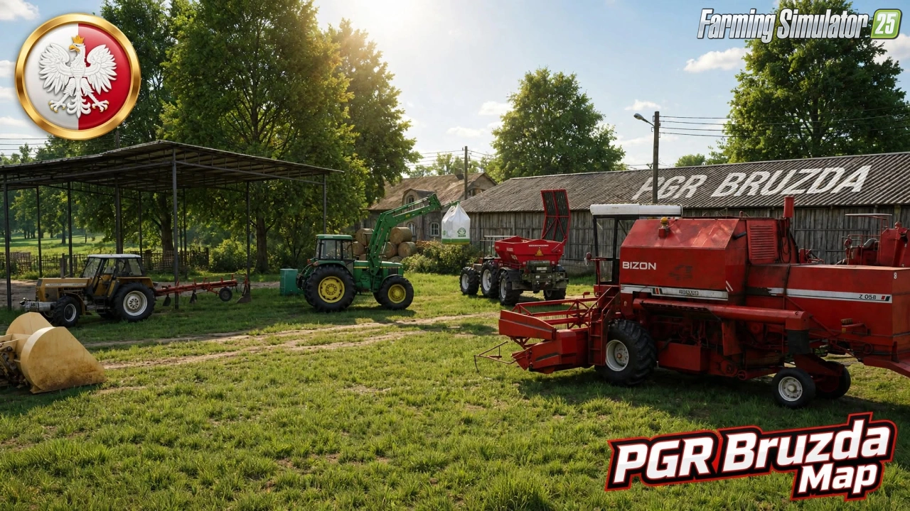 PGR Bruzda Map v1.4.1 for FS25
