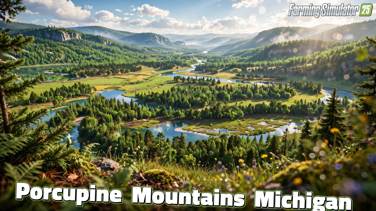 Porcupine Mountains Michigan Map v1.0.1.1 for FS25