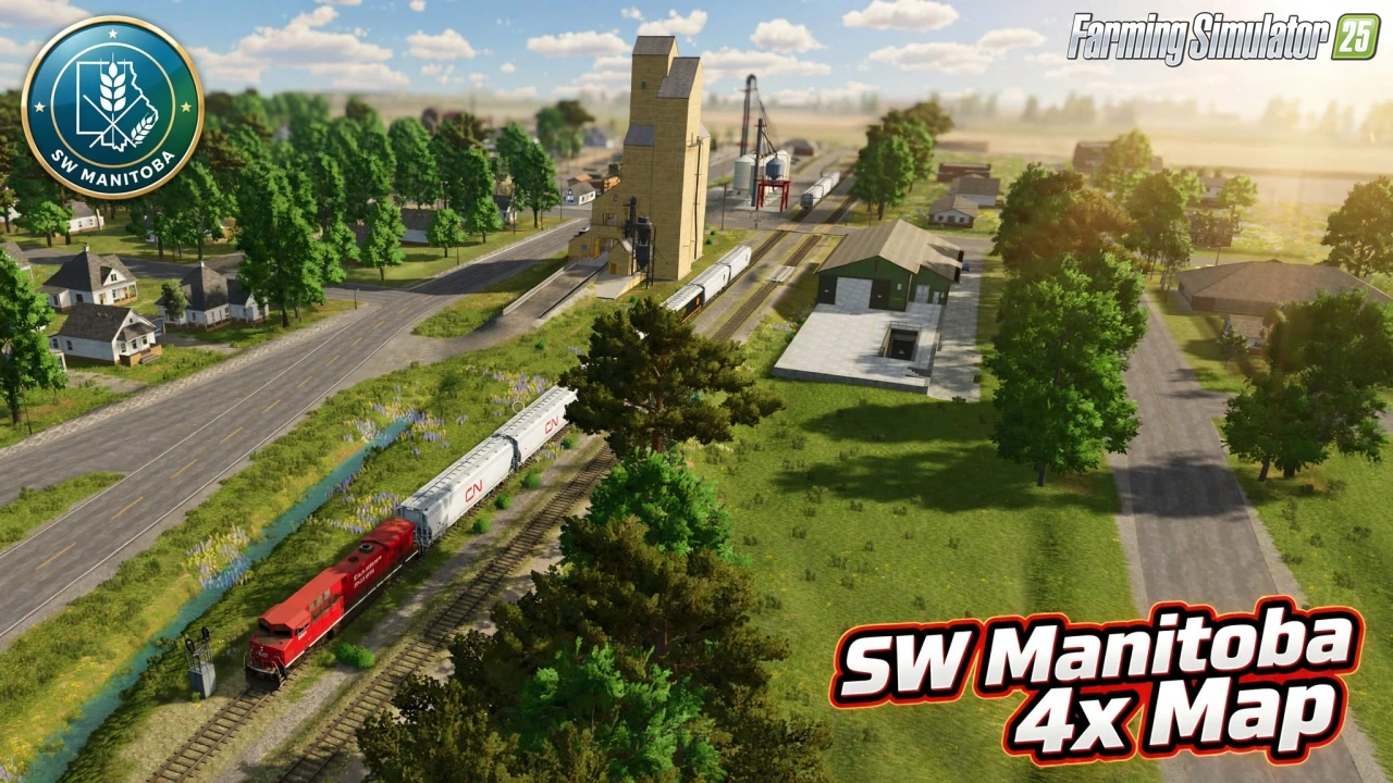 SW Manitoba 4x Map v1.0.0.3 for FS25