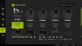 Bobcat E60 Compact Excavator for FS25