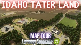 Idaho Tater Land Map for FS25
