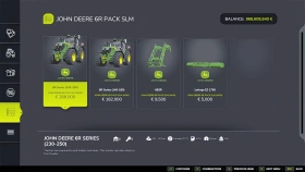 John Deere 6R Pack SLM Tractor for FS25
