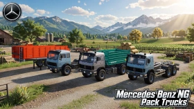 Mercedes Benz NG Pack Trucks for FS25