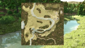 Porcupine Mountains Michigan Map for FS25