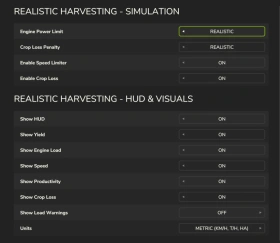 Realistic Harvesting for FS25