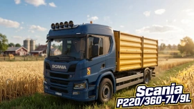 Scania P220-360-7L-9L Truck for FS25