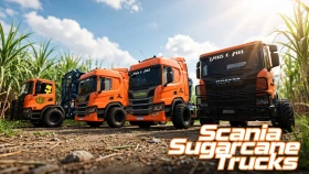 Scania Sugarcane Trucks for FS25