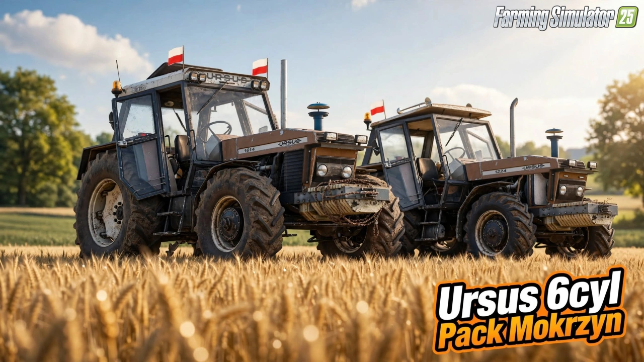 Ursus 6cyl Pack Mokrzyn Tractor v2.0.0.1 for FS25