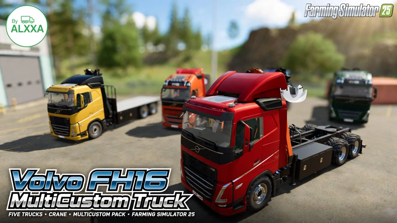 Volvo FH16 MultiCustom Truck v1.0.0.4 for FS25