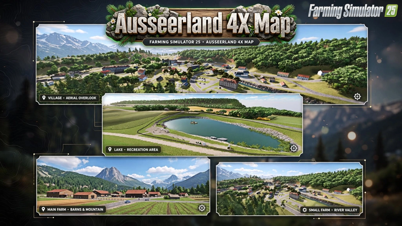 Ausserland 4X Map v1.4.0.3 for FS25