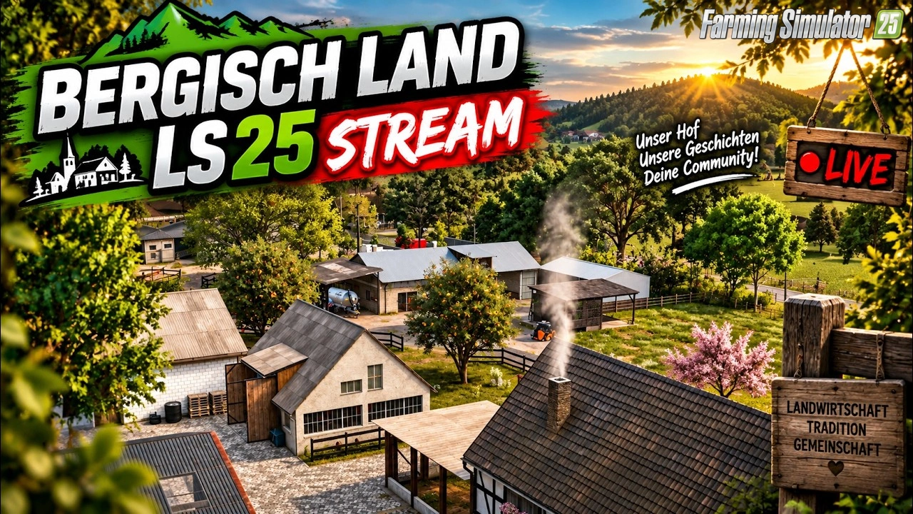 Bergisch Land FS 25 v1.0.1.1 for FS25