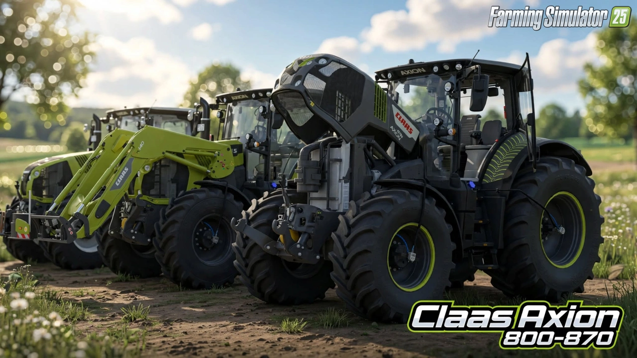 Class Axion 800-870 Tractor v1.0.0.1 for FS25