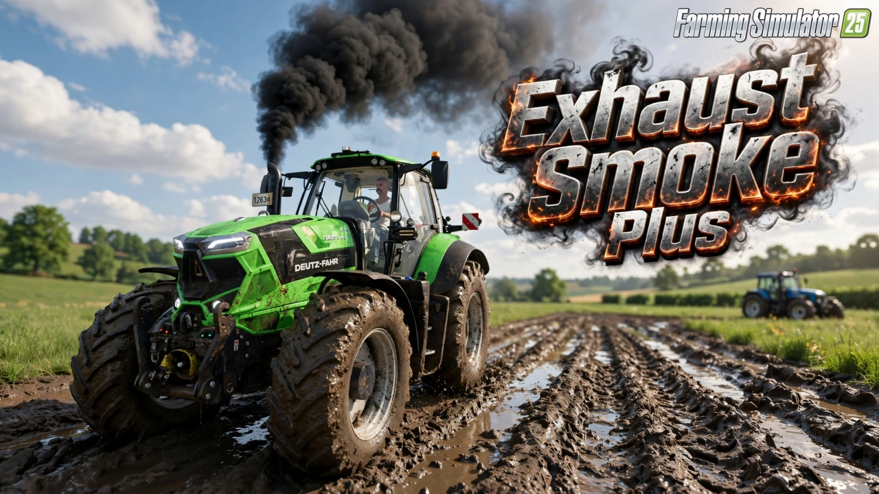 Exhaust Smoke Plus v2.0.1 for FS25
