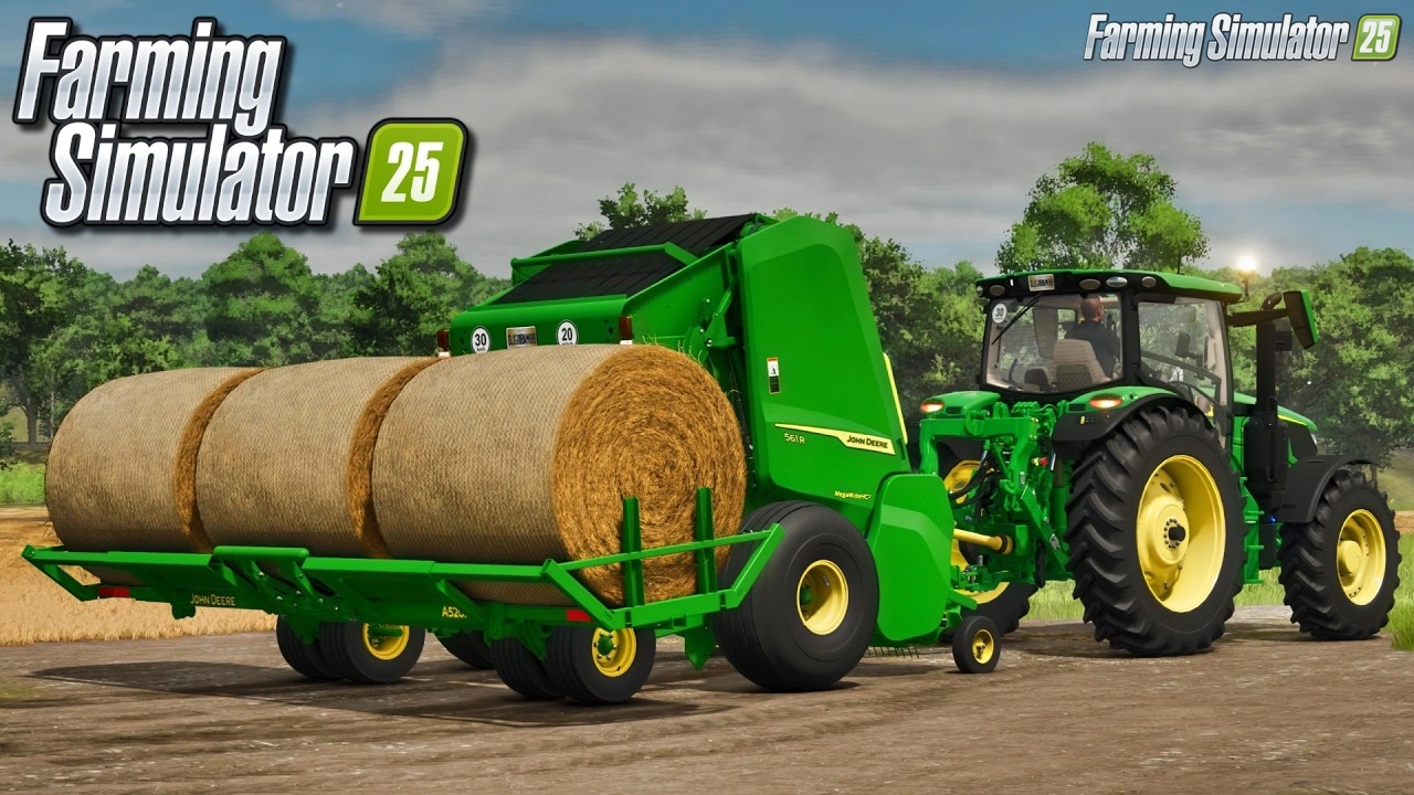 John Deere 561R Round Baler v1.0.0.2 for FS25
