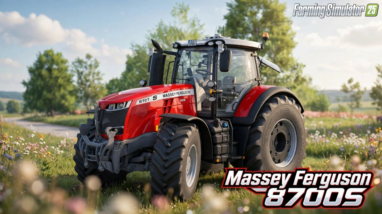 Massey Ferguson 8700S v1.5 By BullES for FS25
