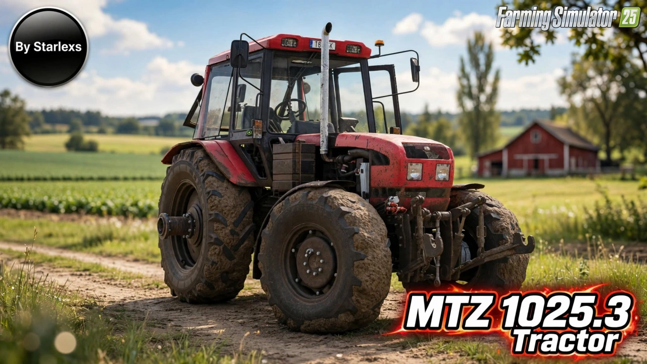 MTZ 1025.3 Tractor v2.0.0.3 for FS25