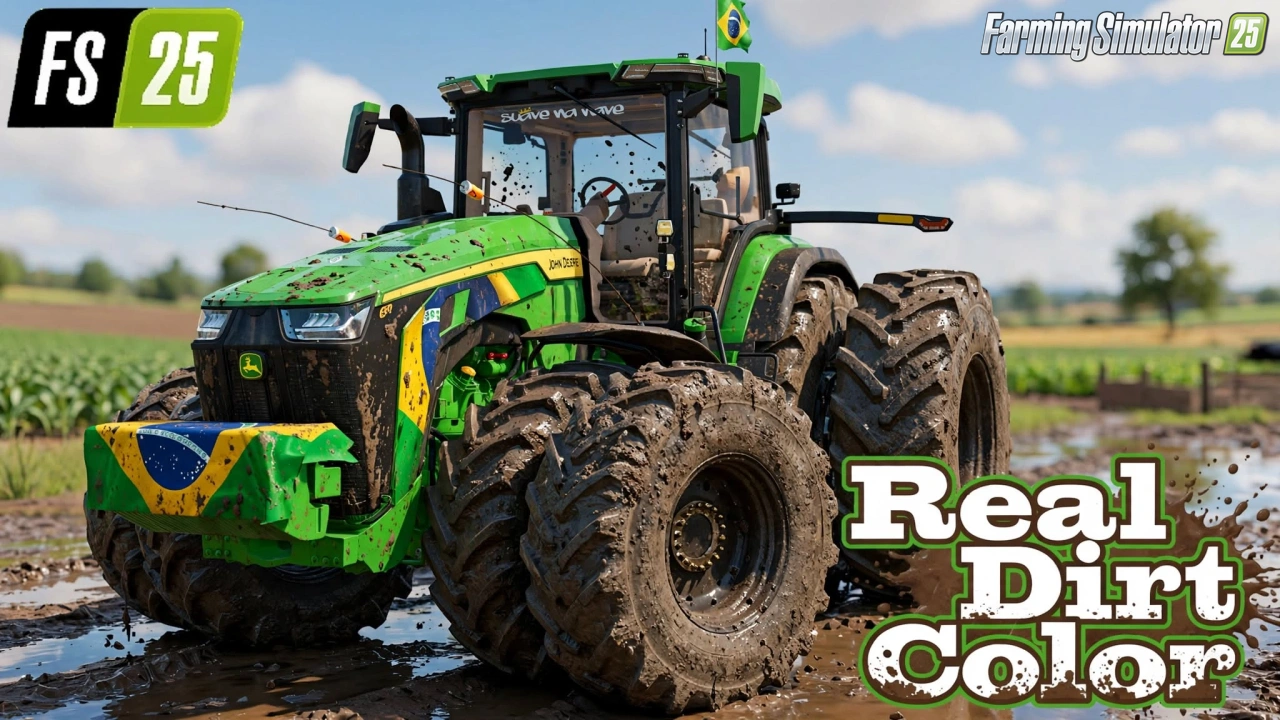 Real Dirt Color v1.2 for FS25