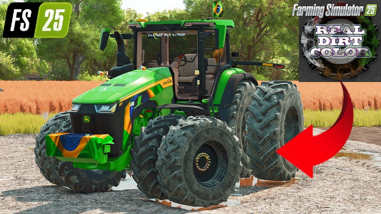 Real Dirt Color v1.2 for FS25