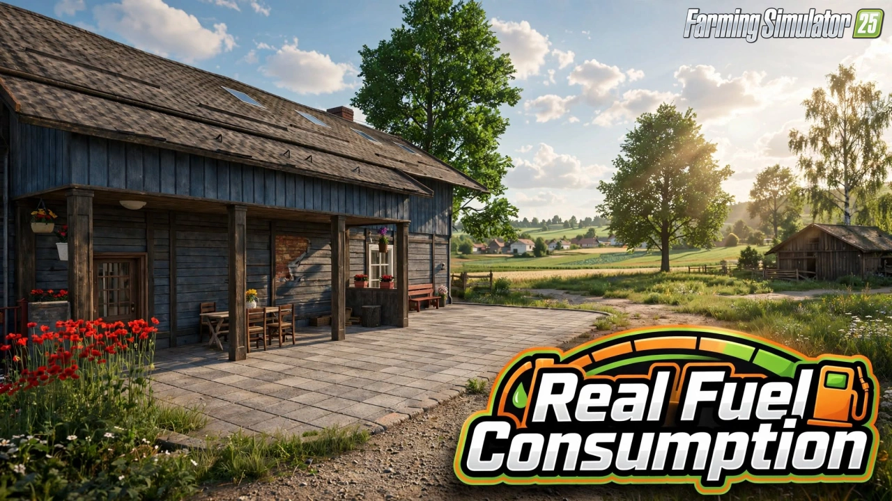 Real Fuel Consumption v1.6 for FS25