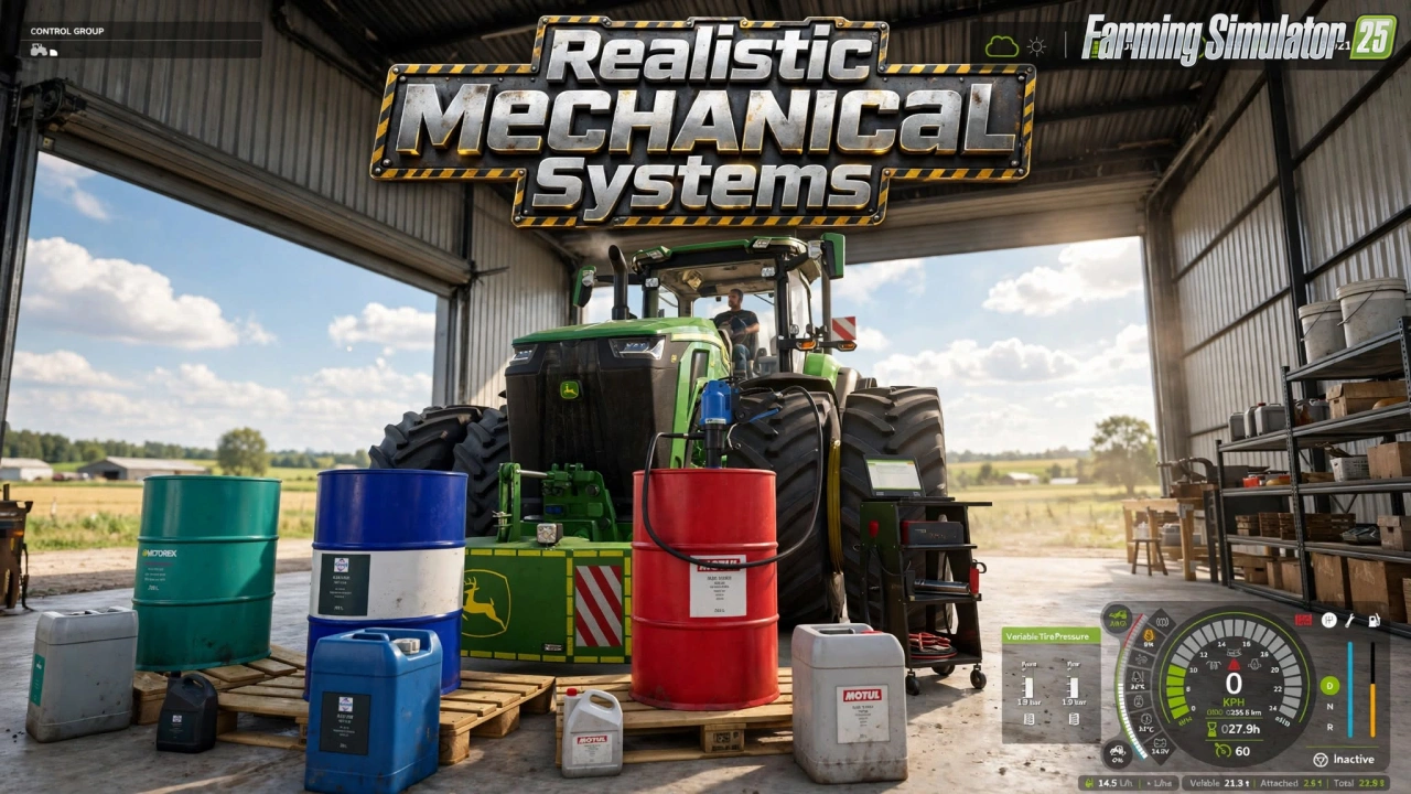 Realistic Mechanical Systems v0.13 for FS25