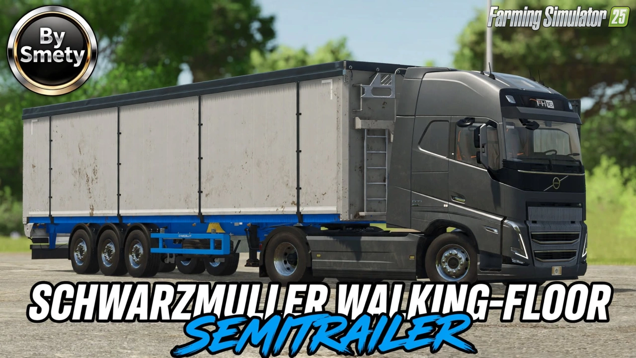 Schwarzmüller Walking-Floor Semitrailer v1.0 for FS25